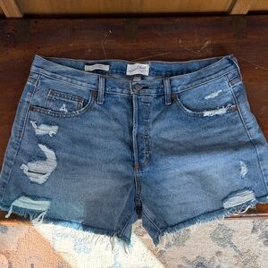Universal Thread Distressed Blue Jean Shorts